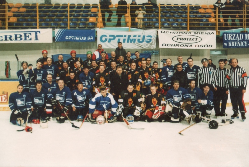 2001 - po meczu z druyn Ambasady Kanady