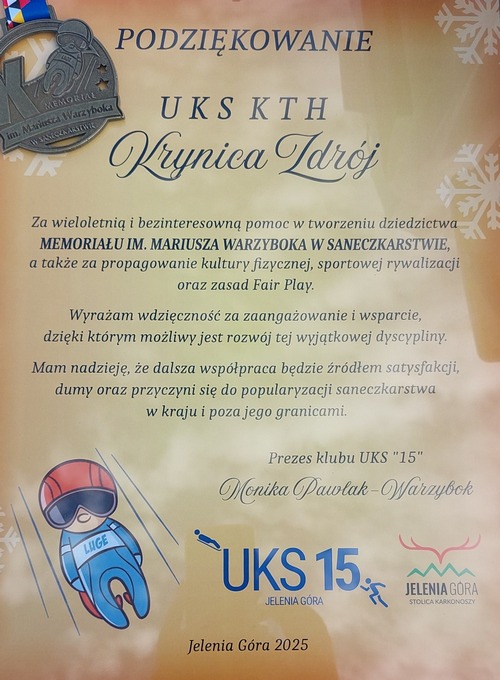 saneczkarze KTH w X. Memoriale Mariusza Warzyboka