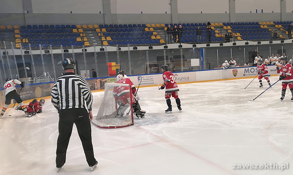 juniorzy młodsi w meczu z HC Presov w lidze słowackiej