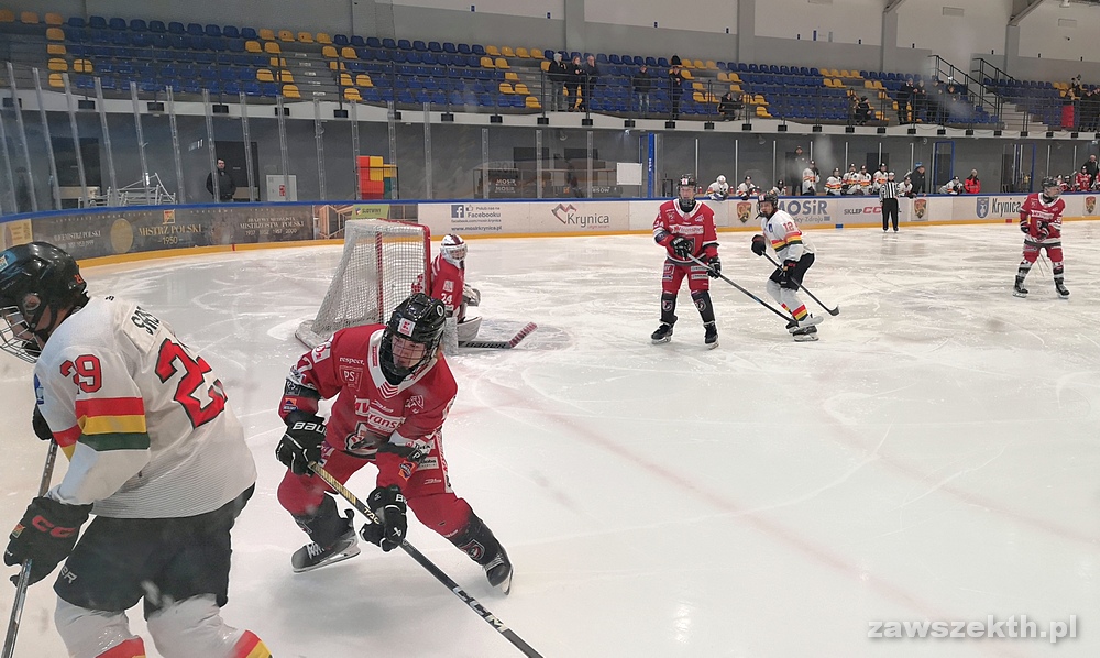 juniorzy młodsi w meczu z HC Presov w lidze słowackiej