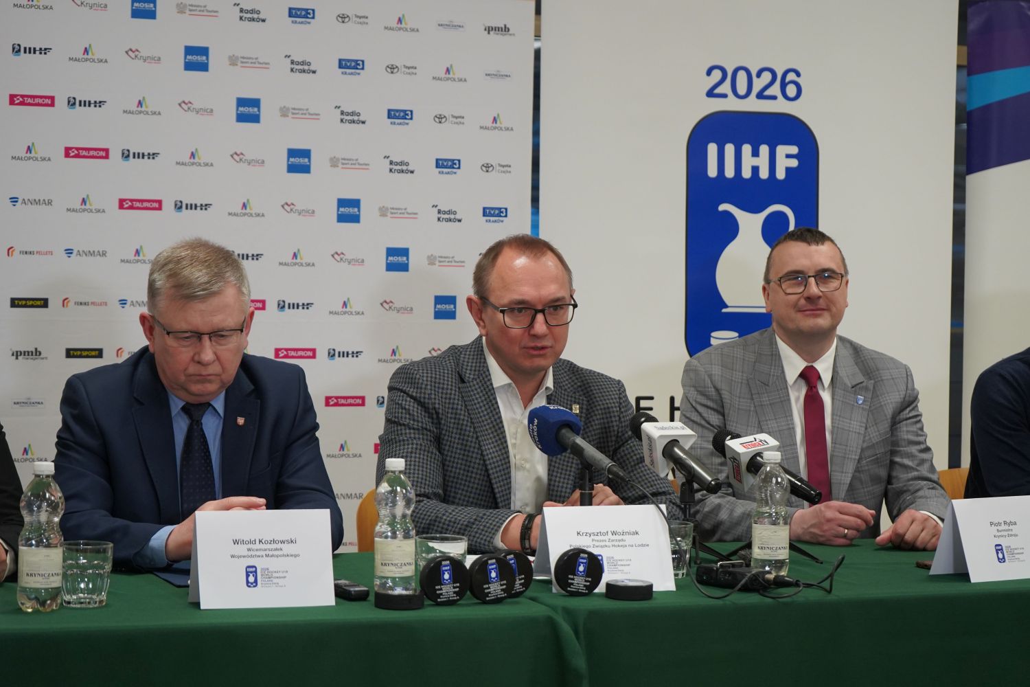 konferencja prasowa przed MS U18 D1