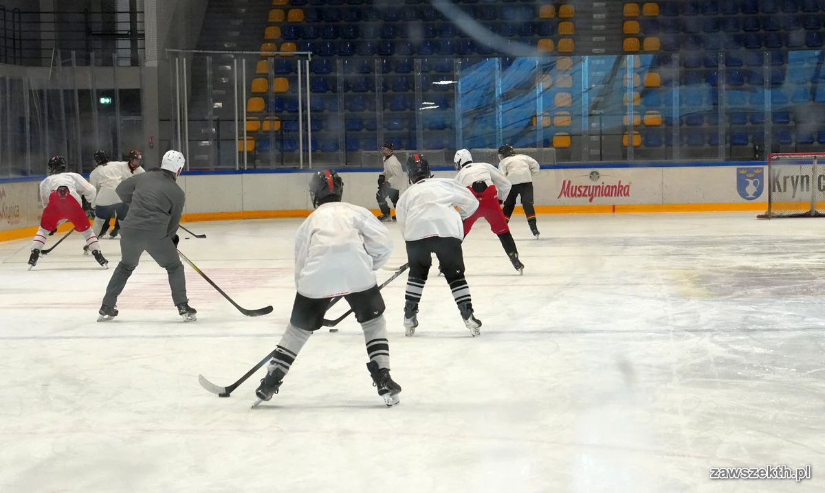 pierwszy trening junior�w m�odszych KTH