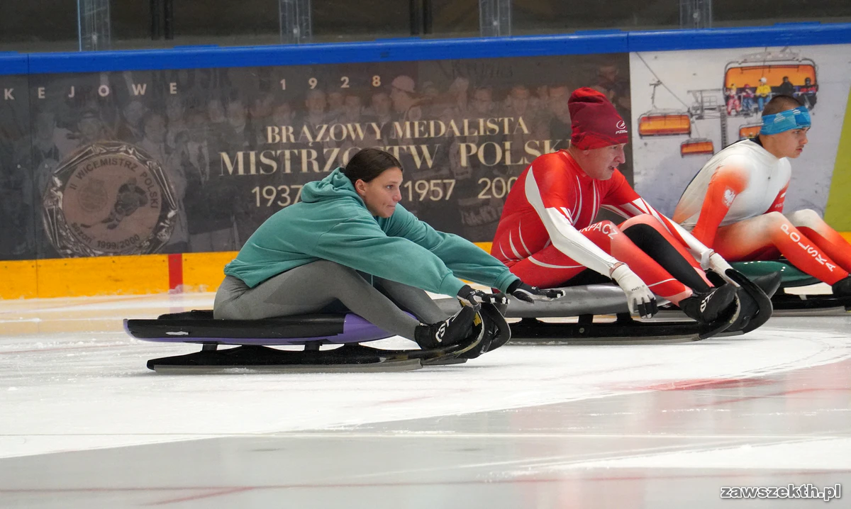 trening saneczkarskiej kadry juniorów młodszych