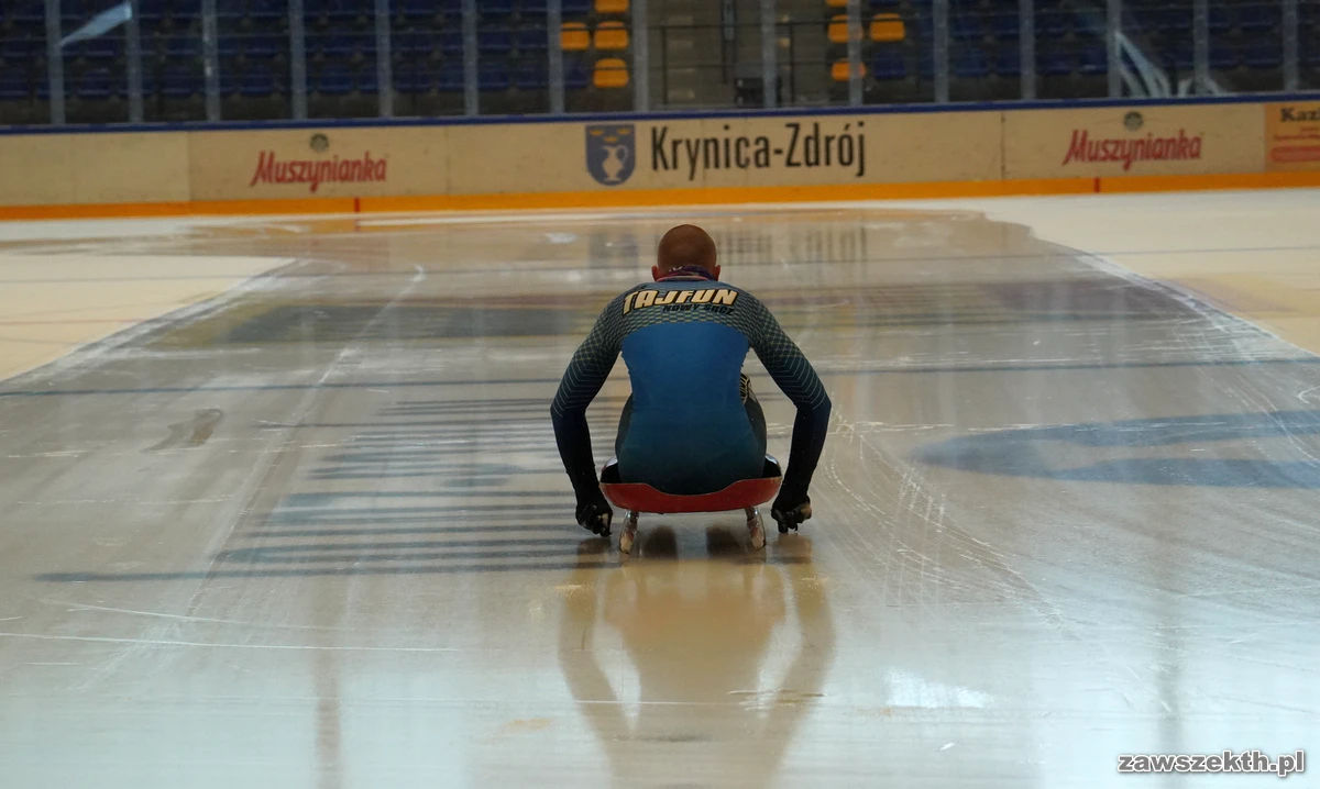trening saneczkarskiej kadry juniorów młodszych