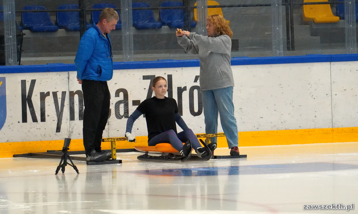 trening saneczkarskiej kadry juniorów młodszych