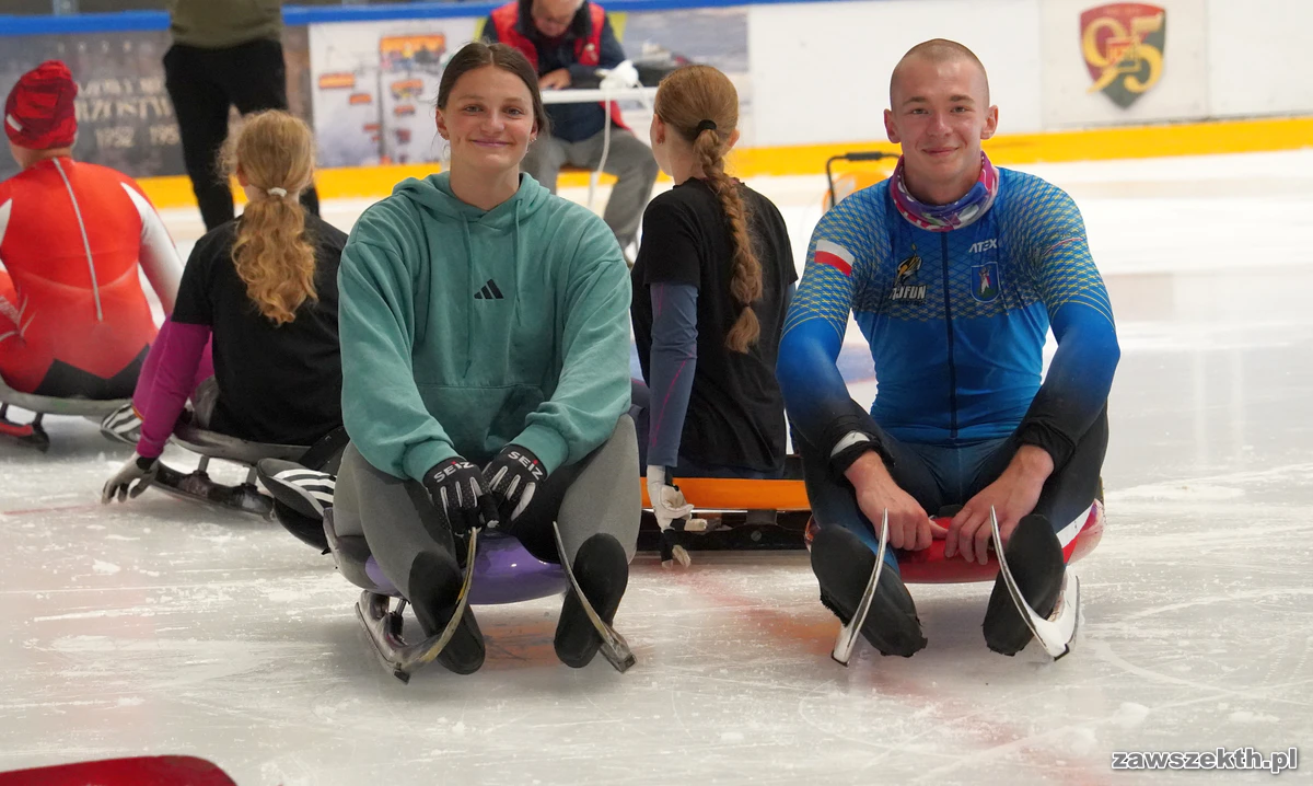 trening saneczkarskiej kadry juniorów młodszych