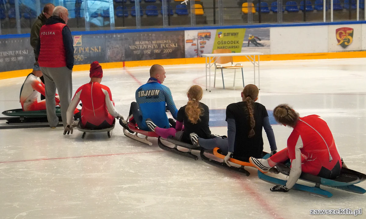 trening saneczkarskiej kadry juniorów młodszych