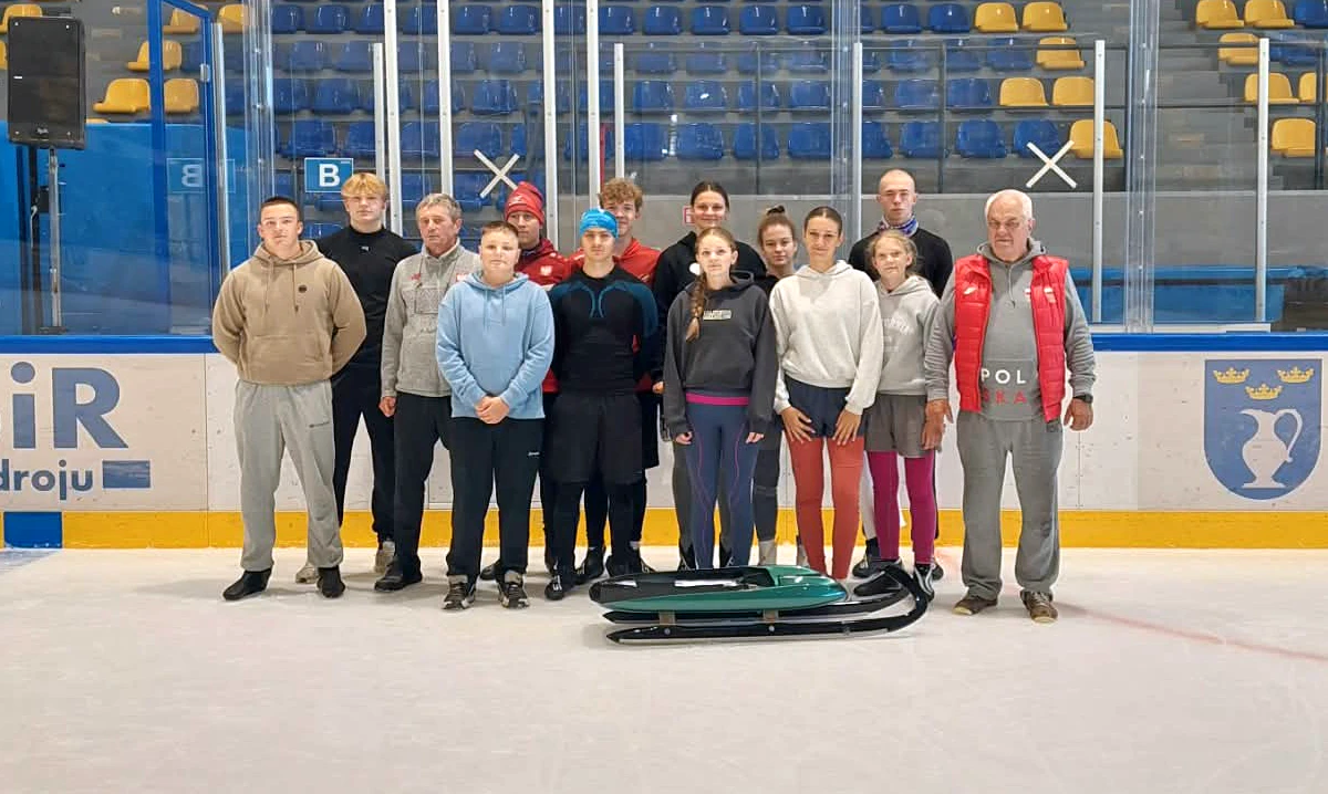 trening saneczkarskiej kadry juniorów młodszych