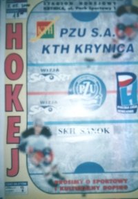 plakat spotka ligowych - sezon 2001/02